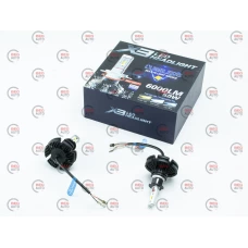 лампа LED H3 12V-24V  50W X3 6000K 6000L радиатор