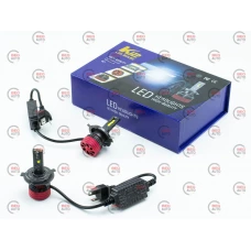 лампа LED H4 12V  70W K12Mini 6500K 14000L CAN BUS радиатор с вентилят.