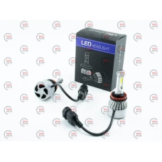 лампа LED H8/H9/H11/H16 12V-24V  36W S2 6500K 8000L 360° радиатор с вентилят.