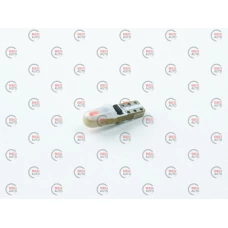 Лампа LED БЦ 12V W1,2W (W2x4,6d) T5 RED 2 SMD 3014 мультиполярная