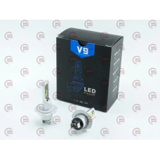 лампа LED H7 12V  60W V9 5500K 360° радиатор