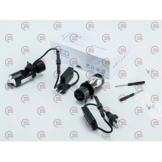 лампа LED с линзой H4 12V-24V  40W G05 5700K радиатор с вентилят.
