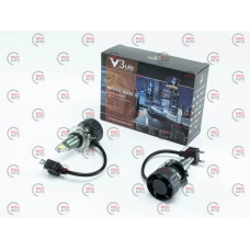 лампа LED H7 12V-24V  40W V3 5000K радиатор с вентилят.