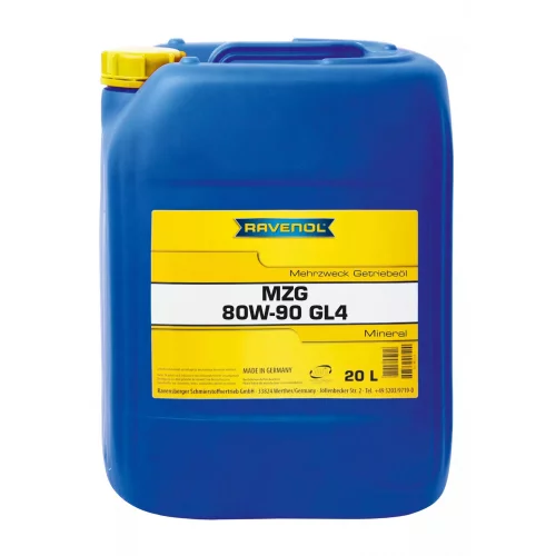 олива тансмісійна Ravenol 80W-90 MZG Mineral GL-4 (20л)