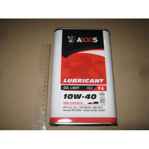 олива AXXIS  10W-40 DZL Light (дизель)  (4л)