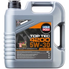 олива Liqui Moly 5W-30 Top Tec 4200 C3 (VAG longlife III) 4л