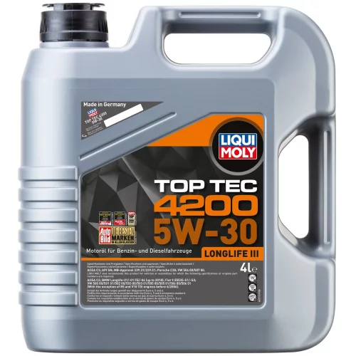 олива Liqui Moly 5W-30 Top Tec 4200 C3 (VAG longlife III) 4л