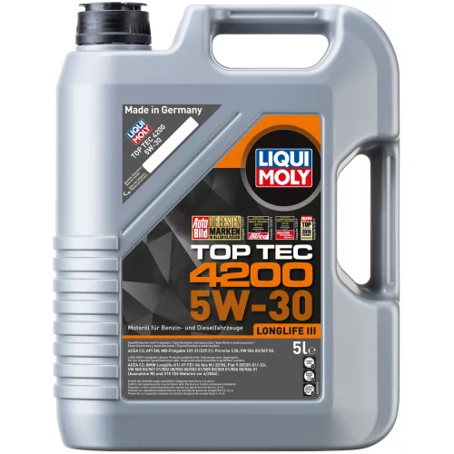 олива Liqui Moly 5W-30 Top Tec 4200 C3 (VAG longlife III) 5л