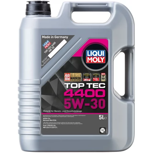 олива Liqui Moly 5W-30 Top Tec 4400 C4 (Renault, Fiat)  5л