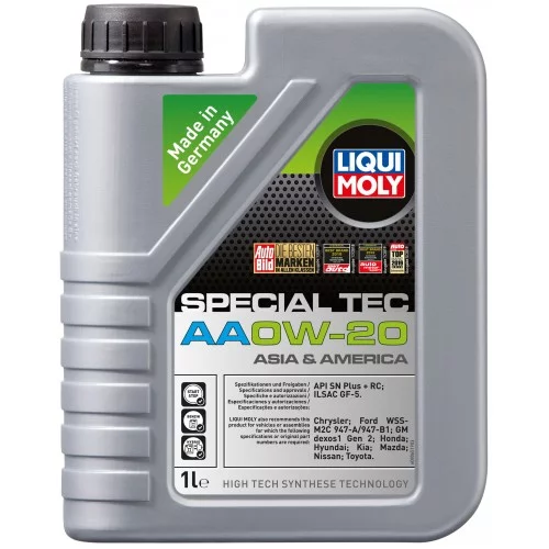 масло Liqui Moly 0W-20 Special Tec AA (Asia & America) 1л