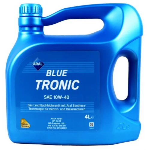 масло Aral 10W-40 Blue Tronic (4л)