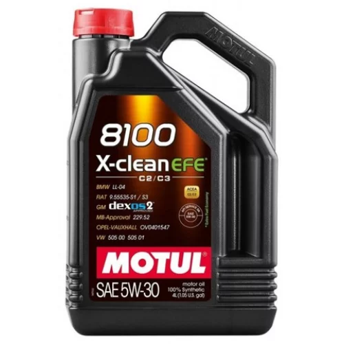 масло Motul 5W-30 8100 X-Clean EFE (4л)