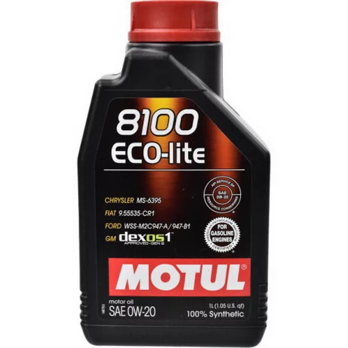 масло Motul 0W-20 8100 Eco-Lite (1л)