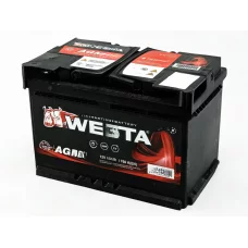 Акумулятор   Westa  70Аг 760A AGM (Start-Stop) (L3) (0) Євро правий +