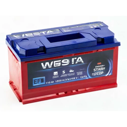Аккумулятор   Westa 110Ач 920А EFB (Start-Stop) (L5) (0) Евро прав +
