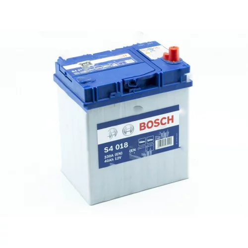 Аккумулятор BOSCH  40Ач 330А S4 ASIA (B19) (0) правый + (2 года гар) т.к