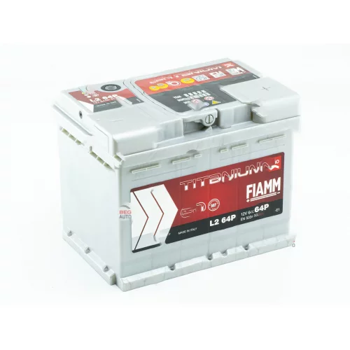 Аккумулятор FIAMM  64Ач 610А Titanium Pro (L2) (0) Евро прав +