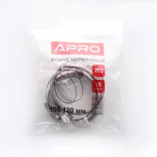 хомут нержавіючий   9мм Apro  16-27мм