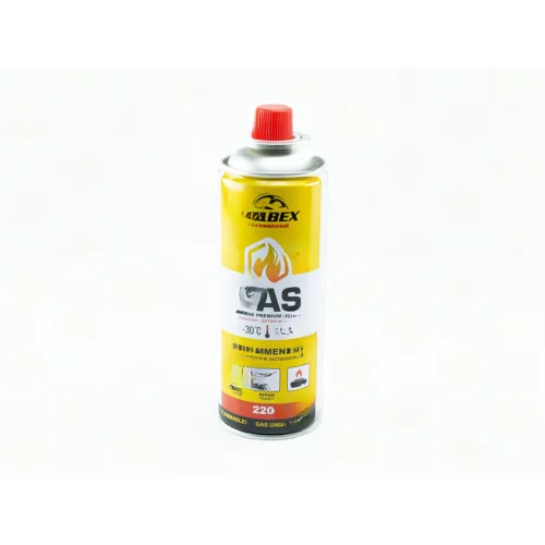 балон газовий цанговий 220 г для пальника +45/-40°С  Turbex