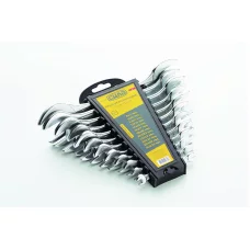набір ключів ріжкових  6-32 мм  12 шт (планшет) CrV Стандарт