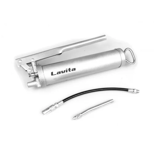 шприц для мастила 400 мл з гнучким шлангом Lavita