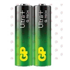 батарейка  AA  лужна 1.5V пальчик GP Ultra G-Tech Alkaline 2шт плівка