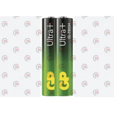 батарейка  AAA  лужна 1.5V мініпальчик GP Ultra Plus G-Tech Alkaline  2шт  плівка