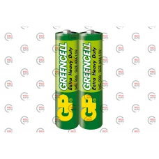 батарейка  AAA  сольова 1.5V мініпальчик GP Greencell 2шт  плівка