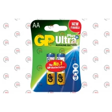 батарейка  AA  лужна 1.5V пальчик GP Ultra + Alkaline 2шт  блістер