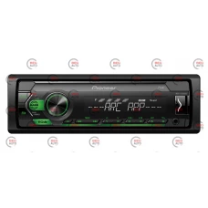 магнітола Pioneer  MVH-S120 UBG FM/USB/AUX/MP3/Android/знімна пан/зелена підсв.