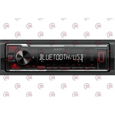магнітола Kenwood  KMM-BT209 FM/USB/AUX/MP3/Android/знімна пан/Bluetooth/червона підсв.