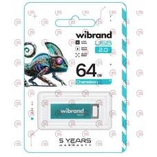 флешка USB 2.0  64Gb  Сhameleon  blue  Wibrand