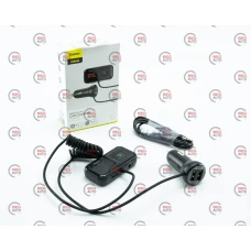 FM модулятор Baseus CCMT000201  USB/MP3/12-24В/microSD/AUX вхід/USB зарядка 3,1А/Bluetooth 5.0