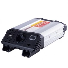 преобразователь напряж. с 12 на 220 В/ 500W/USB 2А/на клемы/модиф. синусоида/RJ-45 PULSO