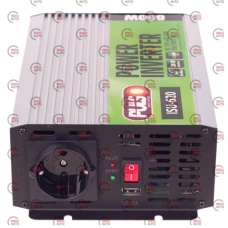 преобразователь напряж. с 12 на 220 В/ 600W/USB 2А/на клемы/правильная. синусоида PULSO