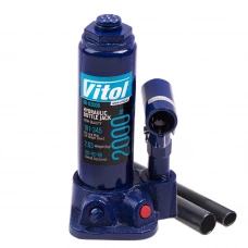 домкрат гидравл.  2Т  181-345мм  (коробка) Vitol