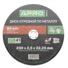 круг отрезной по металлу 230 х 2,5 мм Apro