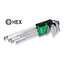набір ключів шестигранних середніх HEX дюймові 1/16
