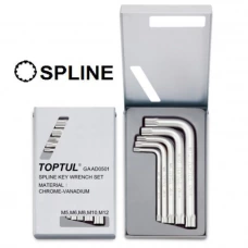 набір ключів дванадцятипроменевих SPLINE  М5, М6, М8, М10, М12мм, 5 шт