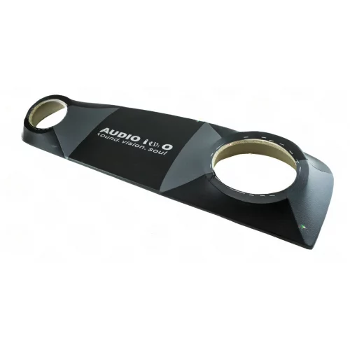 полка задняя ВАЗ 2101-2107 (аккустичесая) серая с накатом (кожзам)