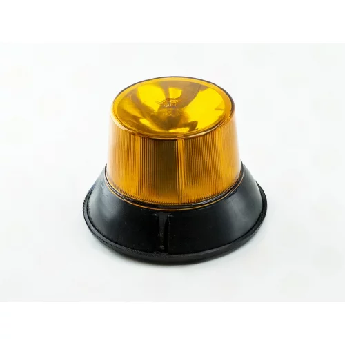 мигалка жовта LED 12/24В  d-150мм, висота 104мм з кріпленням на гвинтах (Wassa)