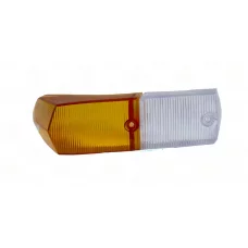 скло підфарника М 2140 передн. к-т (біл.-жовт.)
