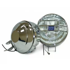 противотум. кругл. d-130мм/H3/12В/55W/решетка/хром. корпус/белая Lavita