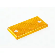 катафот прямокутний під гвинт  жовтий 90 x 45 mm (Stark)