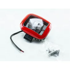фара додаткова LED  прямокут.  120х95х50 (Д/В/Ш) 30W Red