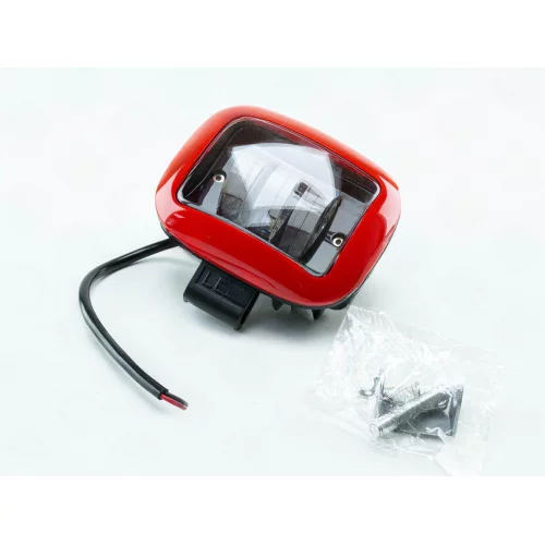 фара додаткова LED  прямокут.  120х95х50 (Д/В/Ш) 30W Red