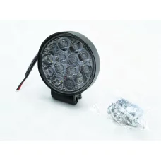 фара додаткова LED  кругла  85х19 (Дм/Ш)/ 42W 6000K EP14 дальнє світло (виписувати кратно 2)