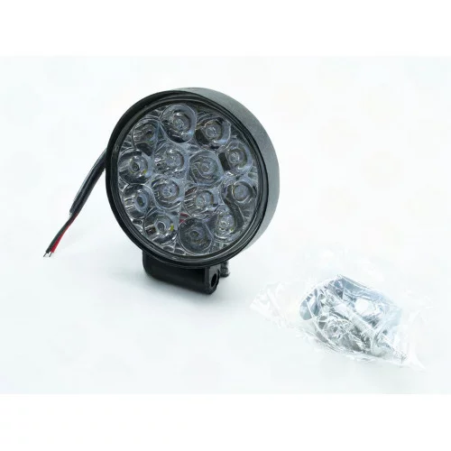 фара додаткова LED  кругла  85х19 (Дм/Ш)/ 42W 6000K EP14 дальнє світло (виписувати кратно 2)