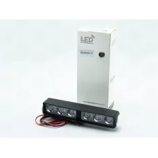 фара додаткова LED  прямокут. 148х29х36 (Д/В/Ш) 18W 5700K SP дальній жовто-білий/стробоскоп