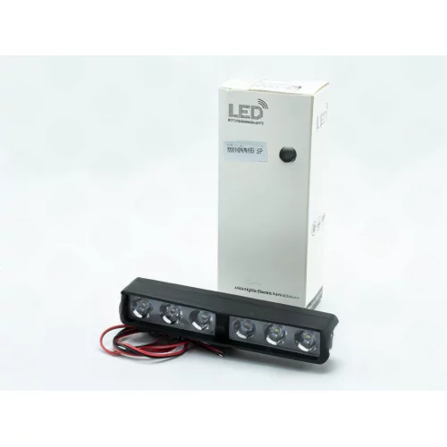 фара додаткова LED  прямокут. 148х29х36 (Д/В/Ш) 18W 5700K SP дальній жовто-білий/стробоскоп
